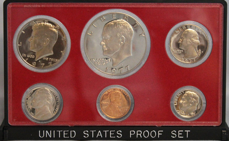 1977 Proof Set CN-Clad (OGP) 6 coins