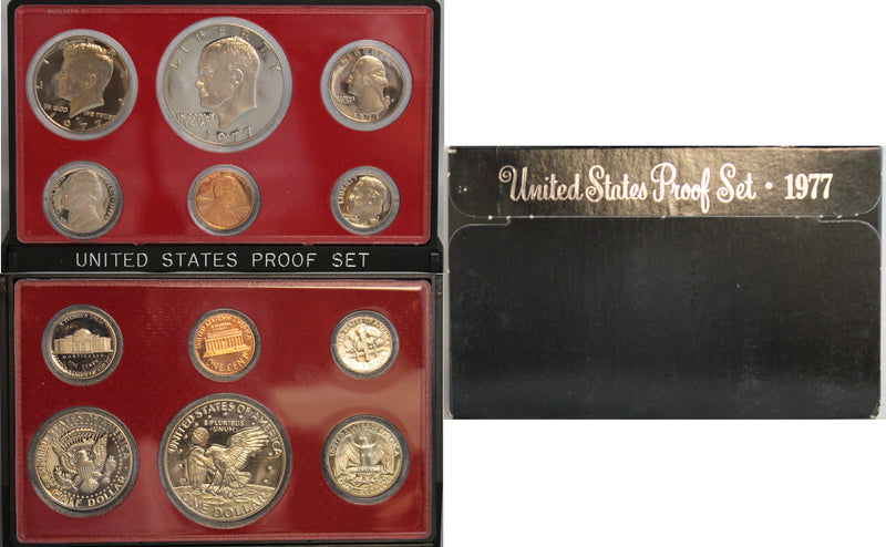 1970-1979 S Proof Set Run CN-Clad 10 Sets 57 Coins