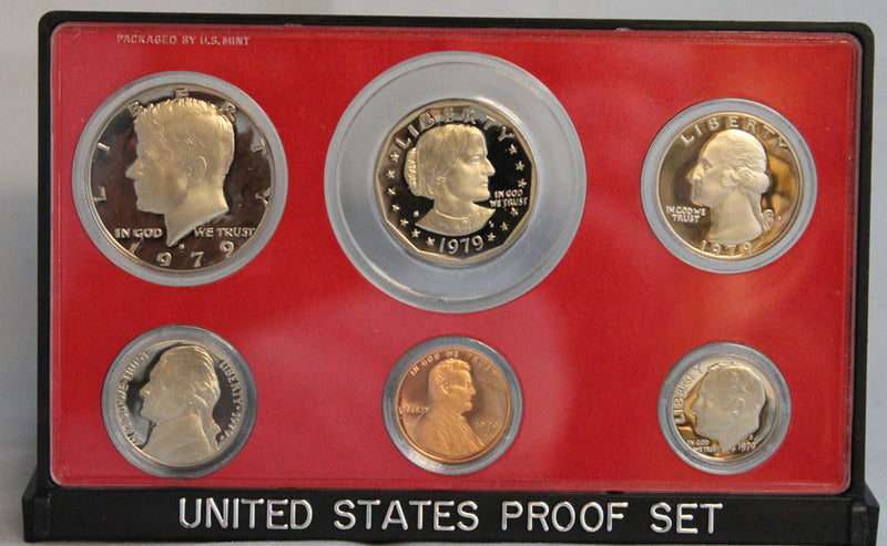 1979 Proof Set CN-Clad Type 1 (OGP) 6 coins