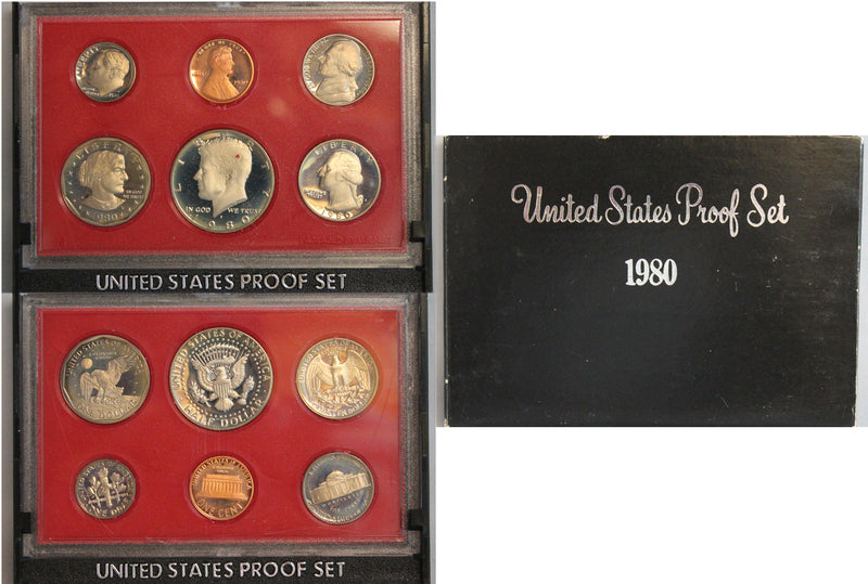 1980 Proof Set CN-Clad (OGP) 6 coins