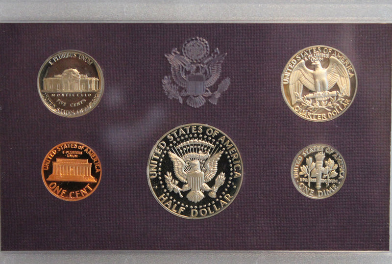 1985 Proof Set CN-Clad (OGP) 5 coins