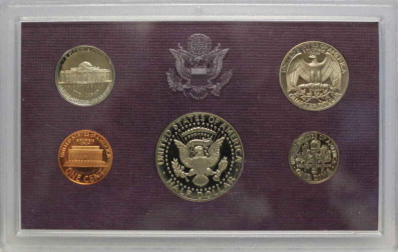 1986 Proof Set CN-Clad (OGP) 5 coins