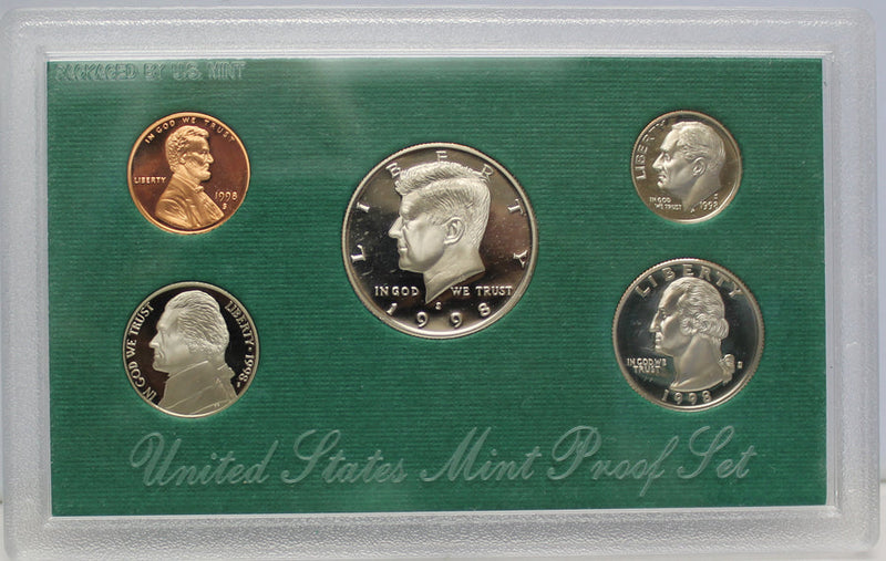 1990-1998 S Proof Set Run CN-Clad 9 Sets 45 Coins