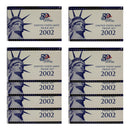 2002 Proof set 10 Pack CN-Clad Kennedy Sacagawea dollar State quarters - (OGP) 100 coins