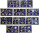 1999-2008 S Proof State Quarter Set Run CN-Clad 50 Coins