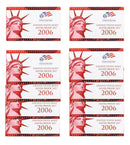 2006 Silver Proof set 10 Pack Kennedy, State quarters - (OGP) 100 coins