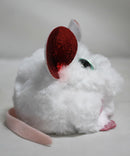 Puffies- Brie the Christmas Mouse, Glitter Eyes