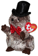Ty Beanie Baby: Punxsutawney Phil 2008 the Groundhog