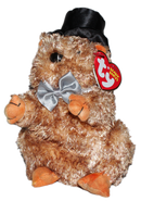 Ty Beanie Baby: Punxsutawney-e Phil 2008 the Groundhog
