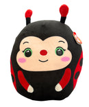 Ty Squish-a-Boo (Squishy Beanies) - Lucy the Ladybug, Medium (9")