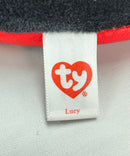 Ty Squish-a-Boo (Squishy Beanies) - Lucy the Ladybug, Medium (9")