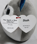 Ty Squish-a-Boos (Squishy Beanies) - Slush the Husky Dog