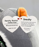 Ty Squish-a-Boo (Squishy Beanies) - Sneaky the Raccoon, Medium (9")