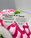 Ty Squish-a-Boo (Squishy Beanies) - Tootie the Pink Owl, Medium (9")