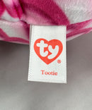 Ty Squish-a-Boo (Squishy Beanies) - Tootie the Pink Owl, Medium (9")