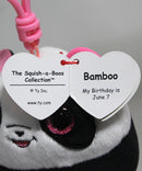 Ty Squish-a-Boos (Plastic Key Clip) - Bamboo the Panda