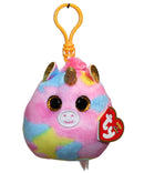 Ty Squish-a-Boos (Plastic Key Clip) - Fantasia the Unicorn