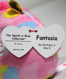 Ty Squish-a-Boos (Plastic Key Clip) - Fantasia the Unicorn