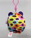 Ty Squish-a-Boos (Plastic Key Clip) - Giselle the Multi-Color Leopard
