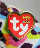 Ty Squish-a-Boos (Plastic Key Clip) - Giselle the Multi-Color Leopard