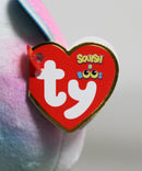 Ty Squish-a-Boos (Plastic Key Clip) - Hope the Tie-Dye Bear