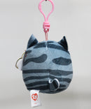 Ty Squish-a-Boos (Plastic Key Clip) - Kiki the Cat