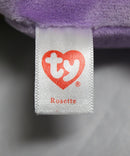 Ty Squish-a-Boos (Plastic Key Clip) - Rosette the Purple Unicorn