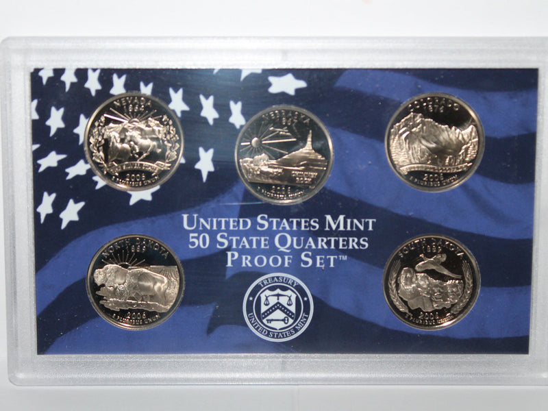 2006 State Quarter Proof Set CN-Clad (OGP) 5 coins