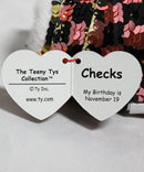 Teeny Tys - Checks the  Owl, Flippable Sequins