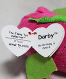 Teeny Tys - Darby the Pink & Green Dragon