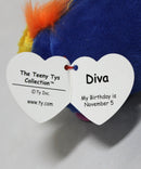 Teeny Tys - Diva the Blue Parrot