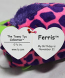 Teeny Tys - Ferris the Hot Pink & Purple Giraffe
