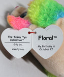 Teeny Tys - Floral the Rainbow Poodle
