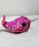 Teeny Tys - Nelly the Narwhal, Flippable Sequins