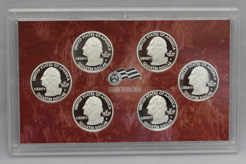 2009 Proof Silver Territories Quarter Set Gem Cameo No Box/COA