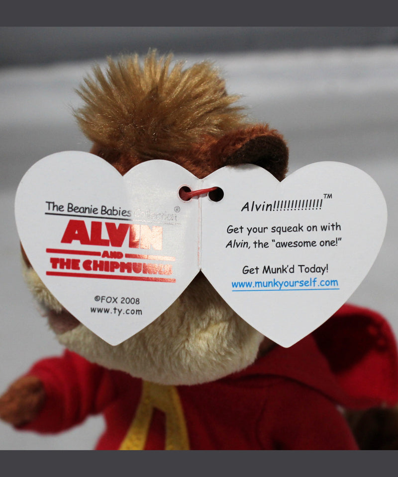 Ty Beanie Baby - Alvin and the Chipmunks' Alvin