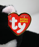 Beanie Babies- Ava the Tuxedo Cat, Glitter Eyes