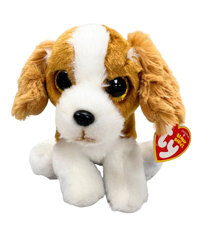 Ty Beanie Baby - Barker the Dog, Glitter Eyes