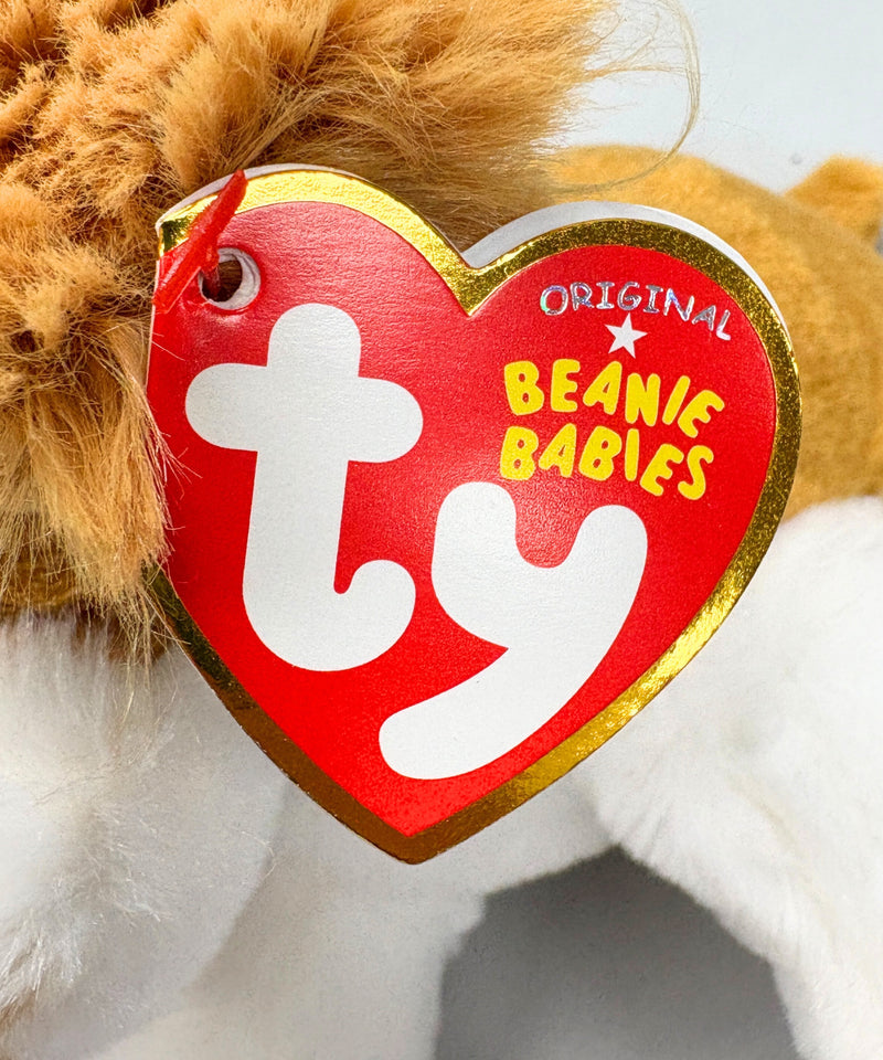 Ty Beanie Baby - Barker the Dog, Glitter Eyes
