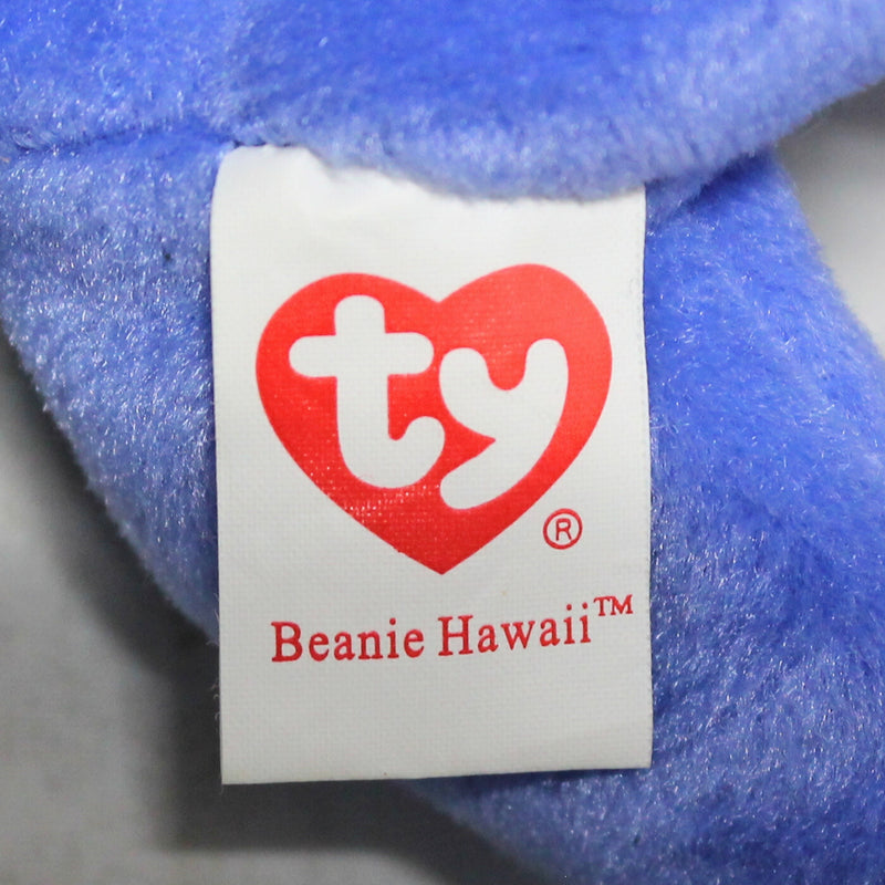 Ty Beanie Baby - Beanie Hawaii (Blue Bear), Elvis Presley