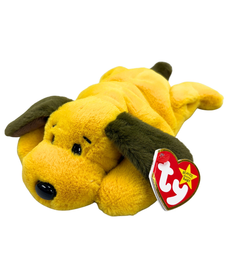 Ty Beanie Baby - Bones II the Yellow Dog, 30th Anniversary