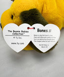 Ty Beanie Baby - Bones II the Yellow Dog, 30th Anniversary
