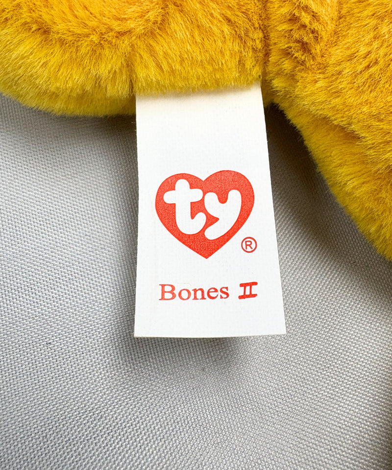 Ty Beanie Baby - Bones II the Yellow Dog, 30th Anniversary