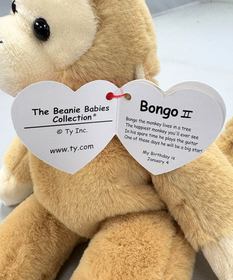 Ty Beanie Baby - Bongo II the Monkey, 30th Anniversary