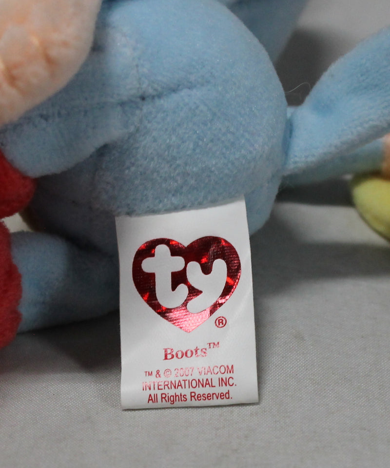 Ty Beanie Baby - Boots the Monkey, Dora the Explorer