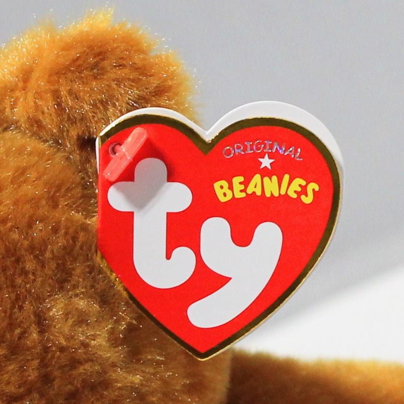 Ty Beanie Baby - Brownie the Teddy Bear, Glitter Eyes