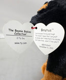 Ty Beanie Baby - Brutus the Rottweiler, (5")