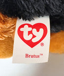 Ty Beanie Baby - Brutus the Rottweiler, (5")