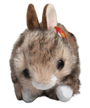 Ty Beanie Baby - Buster the Fluffy Brown Bunny, Solid Eyes