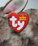 Ty Beanie Baby - Buster the Fluffy Brown Bunny, Solid Eyes